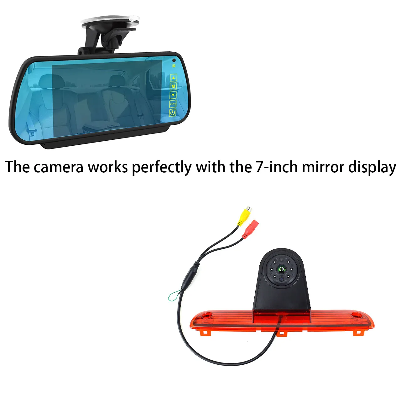 for Brake Light Reversing Camera For Fiat Ducato/Peugeot Boxer/Citroen Relay high level brake light camera(2006-2018)