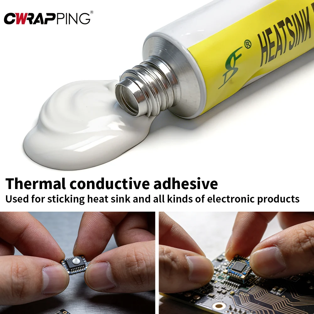 Immagine 3: Pasta termica al silicone 1-20PCS Colla per conduttori di calore per VGA RAM LED IC Strumenti di raffreddamento conduttivo Dispositivo di raffreddamento Nastro liquido Processore Gpu