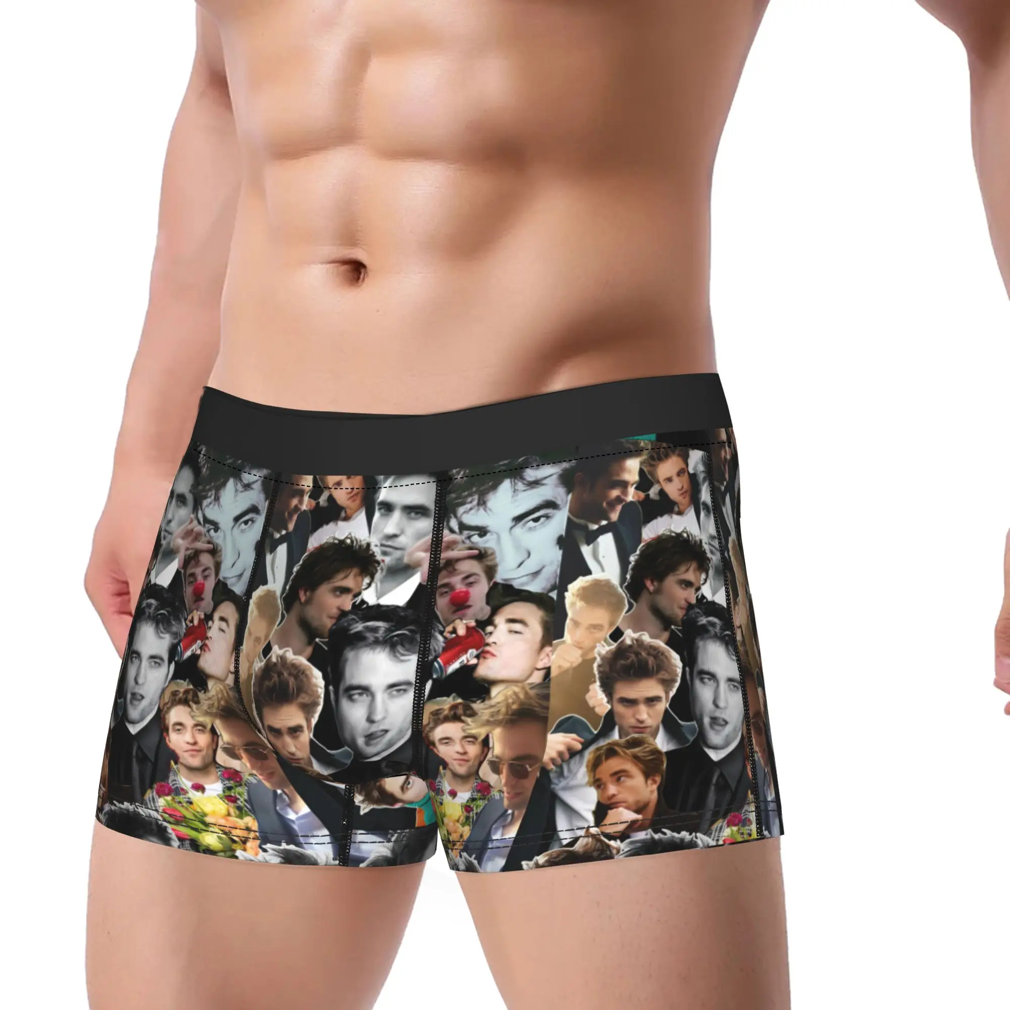 The Twilight Saga Movie Men Underwear Edward Vampire Boxer Briefs Shorts Panties Novelty Polyester Underpants for Homme S-XXL