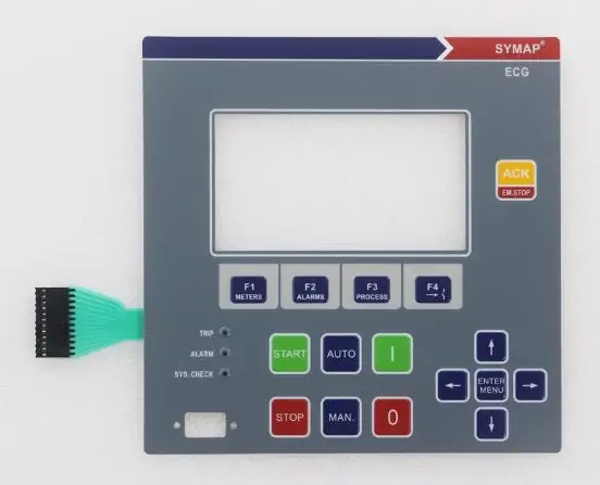 

New SYMAP-ECG key panel