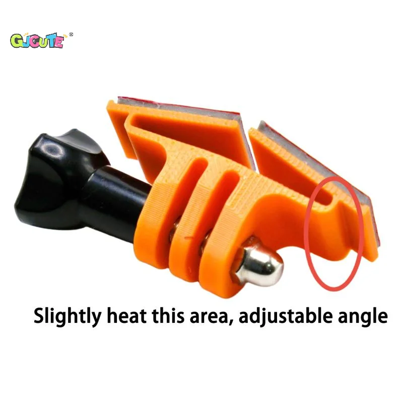 Durable Helmet Action Camera Mount With Stable Grip And Easy Installation Perfect For Skiing Motorcycling Outdoor Vlogging