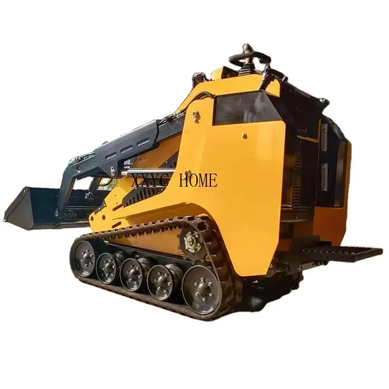 Construction Skid Steer Loader Excavator With Kubota Engine