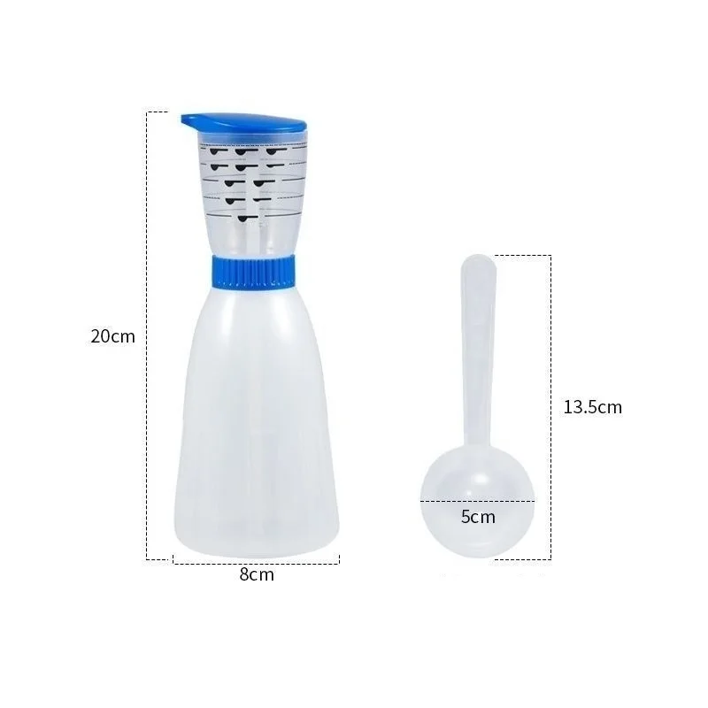 1Pcs Dental Impression Material Alginate Measuring Bottle with Spoon Oral Stirring Kettle Spatula Stick Dentistry EquipmentTools