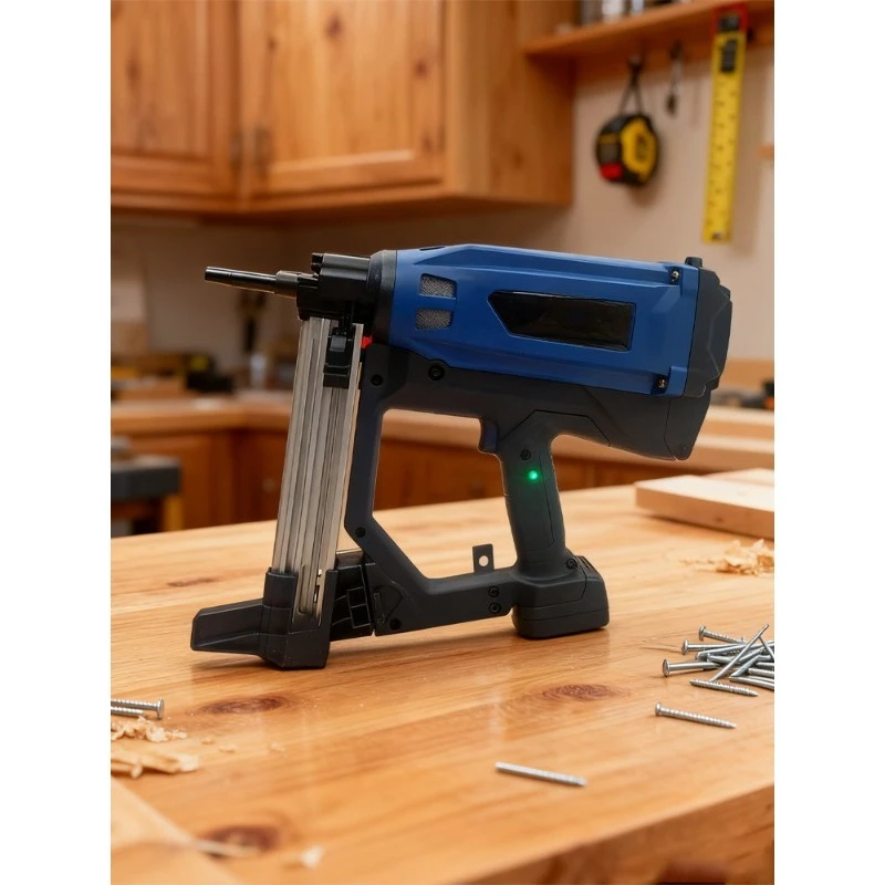 

Multifunctional Gas Concrete Steel Nail Gun Cordless Gas Actuated Nailer For Masonry Wall Fastening Work