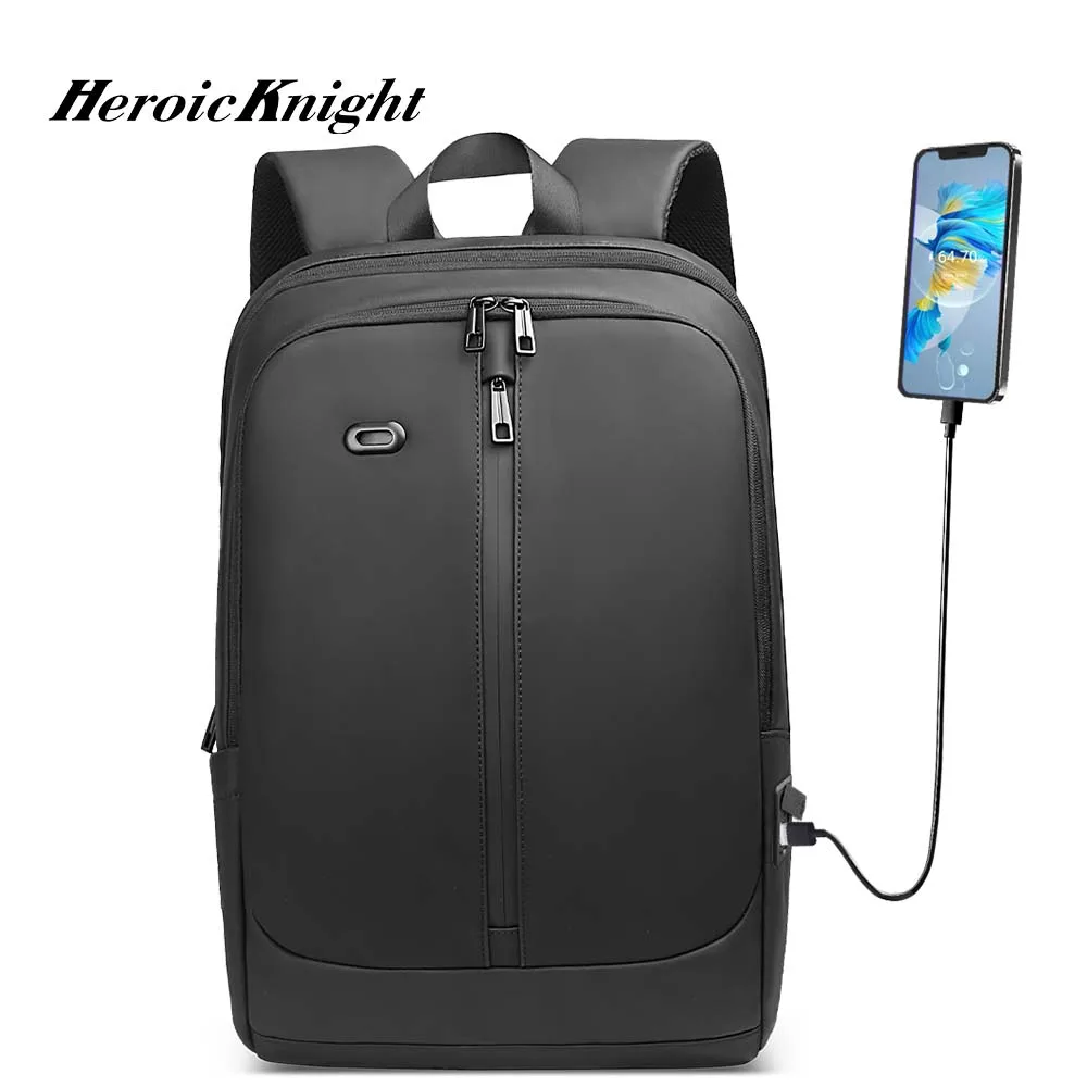 Heroic Knight-Mochila de viaje de negocios para hombre, resistente al agua, para ordenador portátil de trabajo de 15,6 pulgadas, clásica, deportiva,