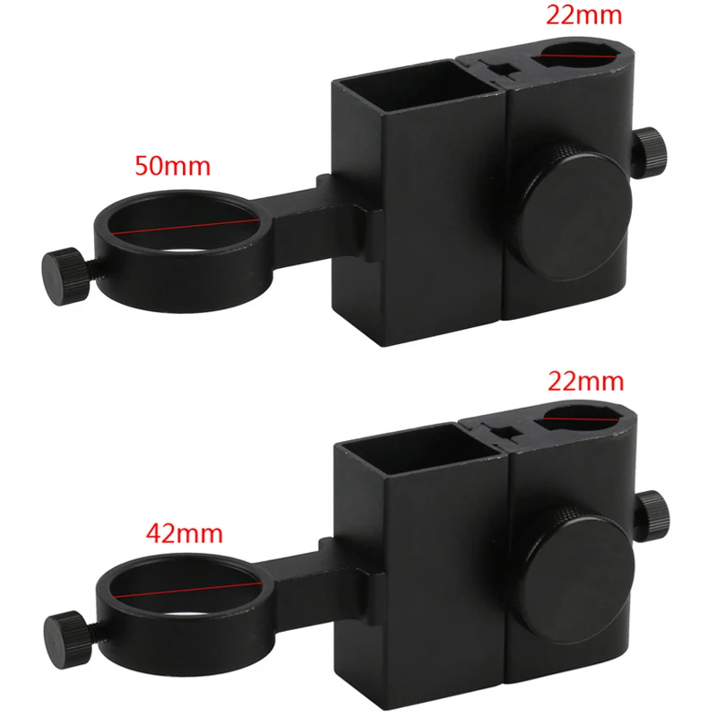 DIA 22mm Video Microscope Camera Stand Metal Bracket Lengthen Rod Extension Bar Pillar with 40mm 50mm Focusing Holder