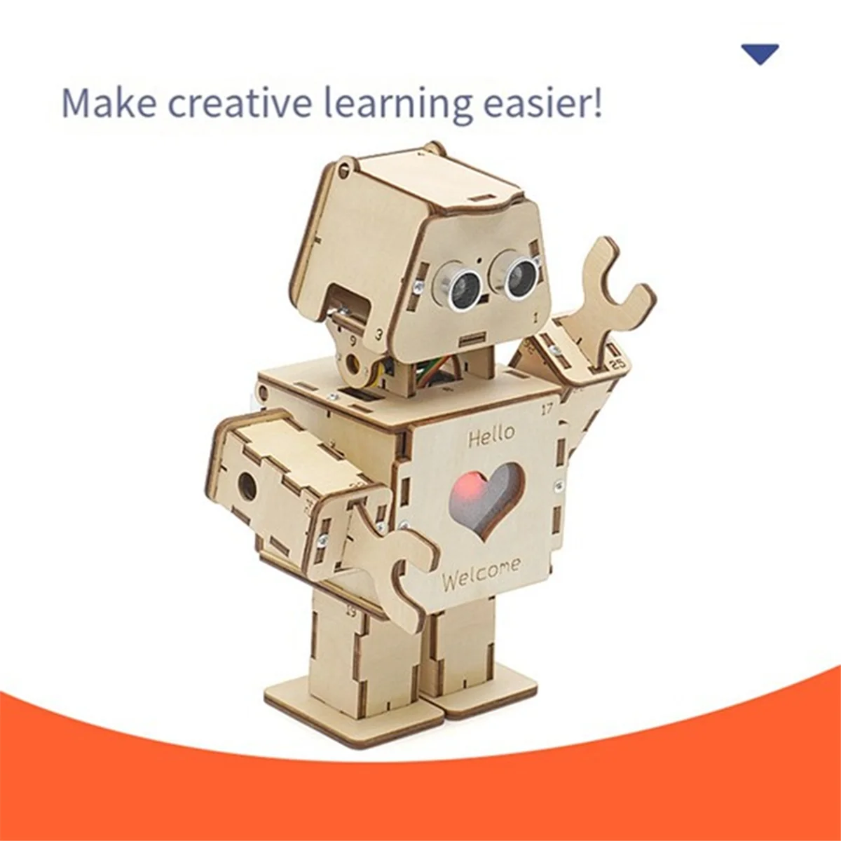 GOB-oПрограммируемый двойной интеллектуальный программируемый комплект приветственного робота — научный эксперимент «сделай сам» для молодежи, STEAM Education