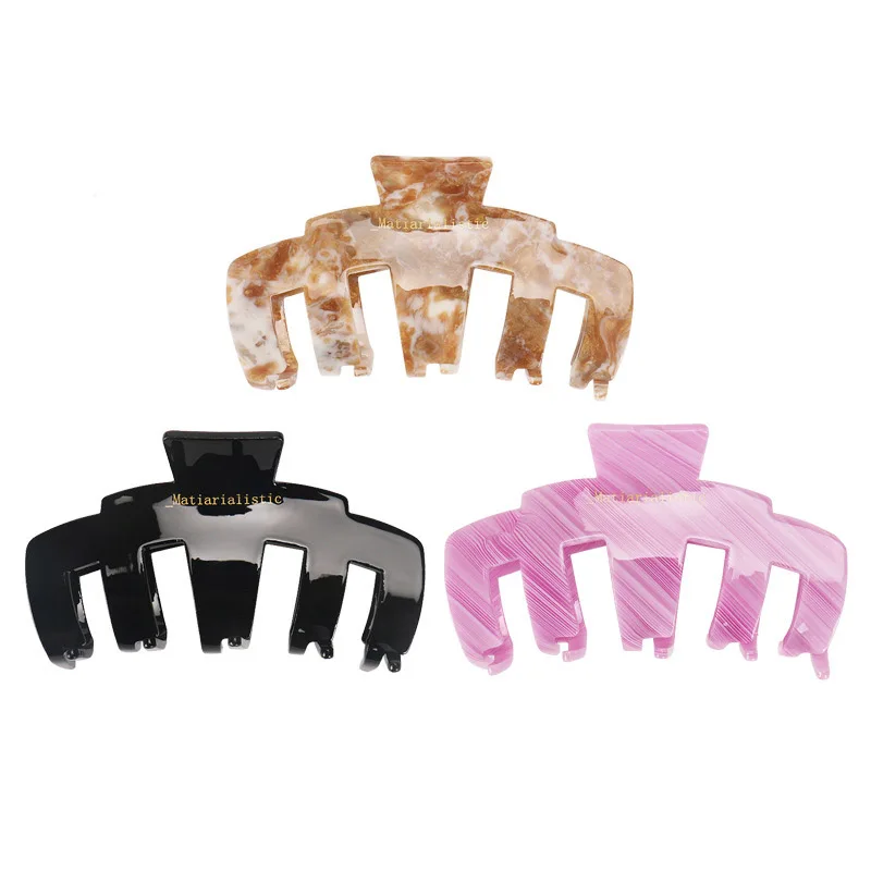 

Handmade Acetate Hair Jewelry Accessory Ornament for Women Girls Popular Hair Claw Clip, Fine Ponytail Holder for Party Dance