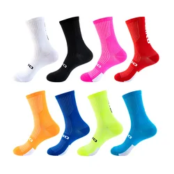 Calcetines deportivos transpirables para hombre y mujer, medias de compresión para correr, baloncesto y fútbol, 1 par