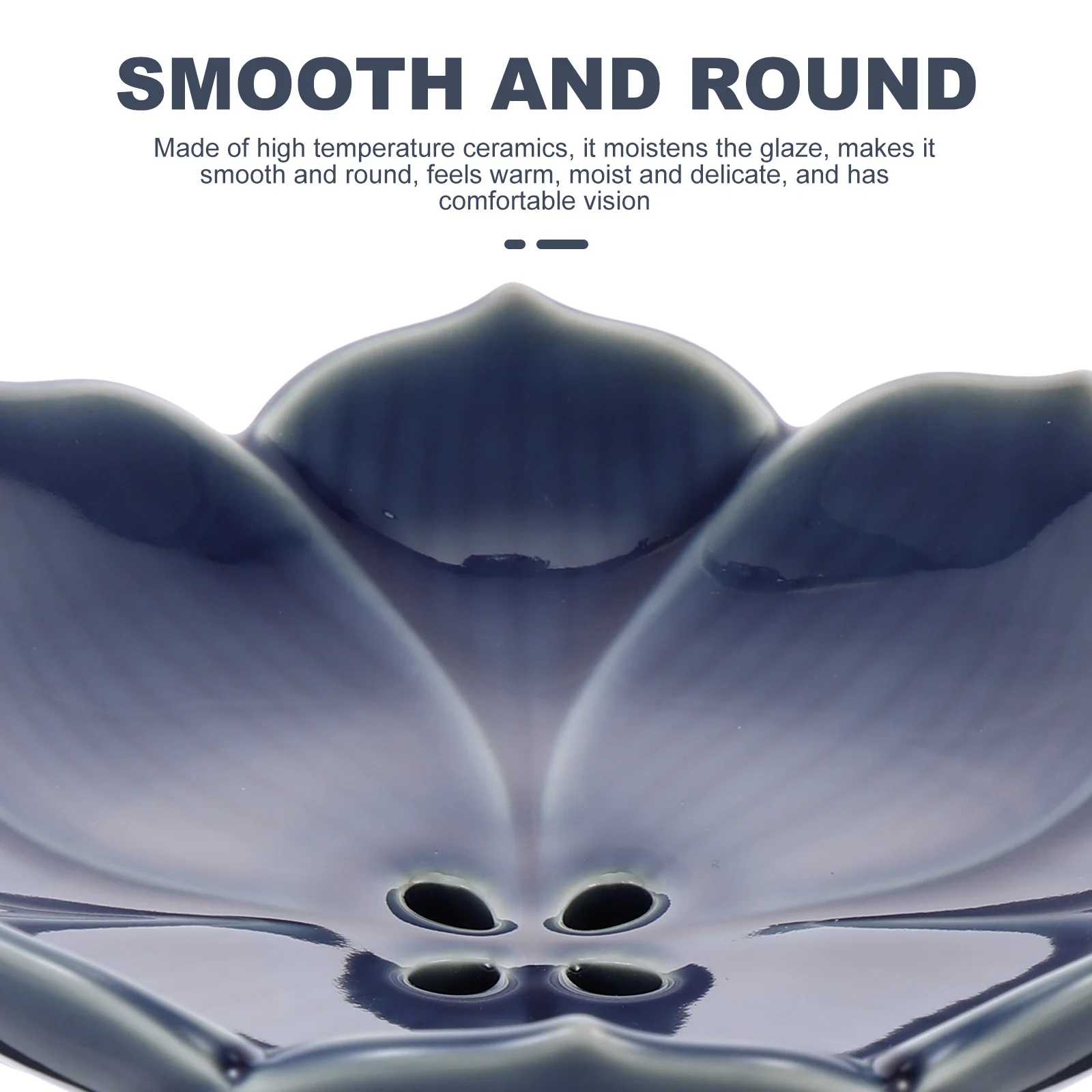 

High-Class Ceramic Lotus Fruit Bowl Practical Safe Versatile Use for Snacks Desserts Party Serving Dish Home Fruit Bowl