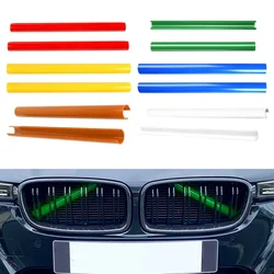 Car Front Trim Strips Color Support Grill Bar V Brace Wrap For-BMW E60 E65 E66 Sport Styling Decoration Accessories