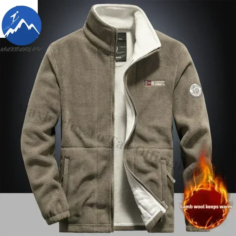 Maxbarley Fleece Jacket Men Black M 3