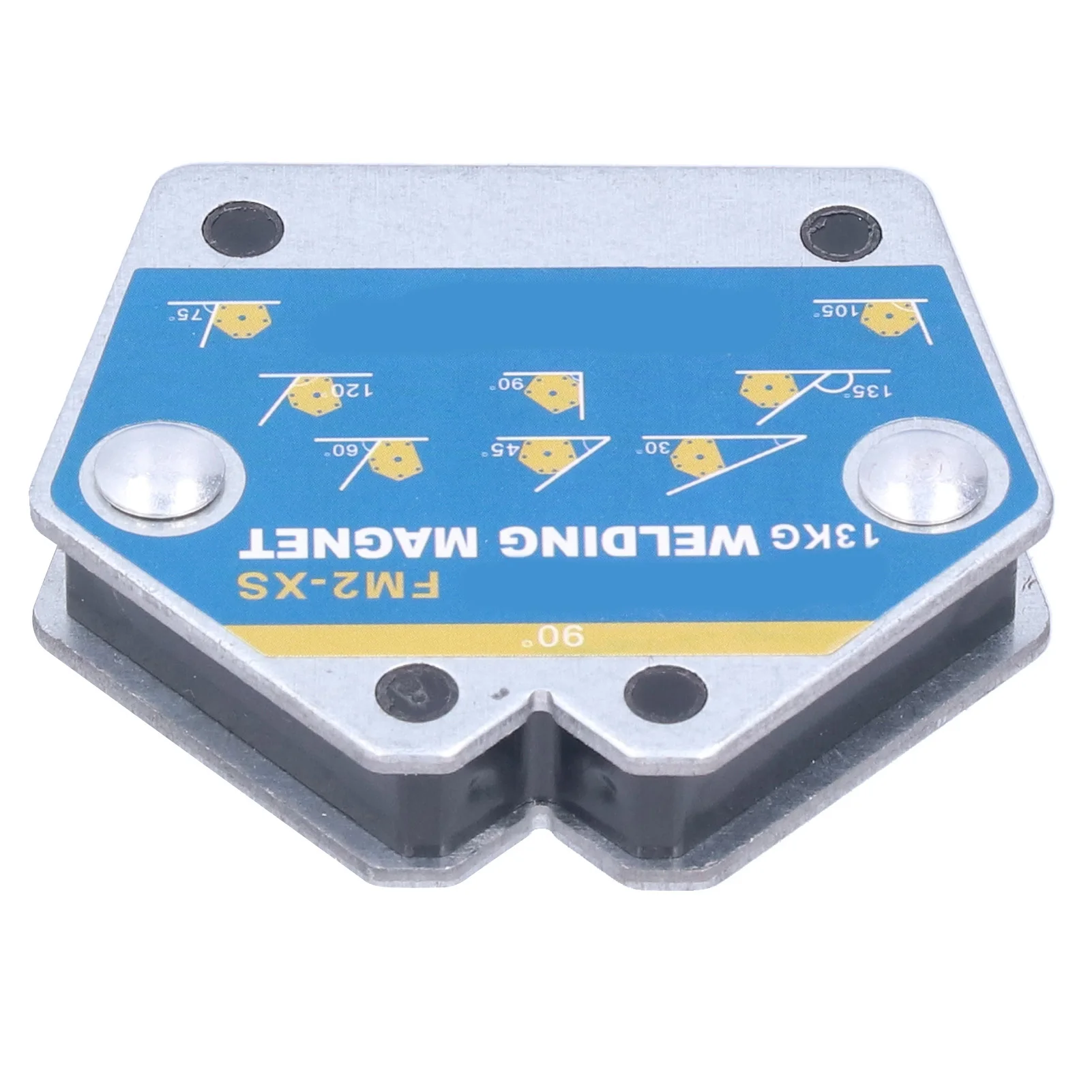 4 szt. Magnetyczny pozycjoner spawalniczy Magnesy spawalnicze Uchwyt wielokątny do mocowania Kwadratowy uchwyt żelazny Narzędzia 30 ° -105 °   13KG