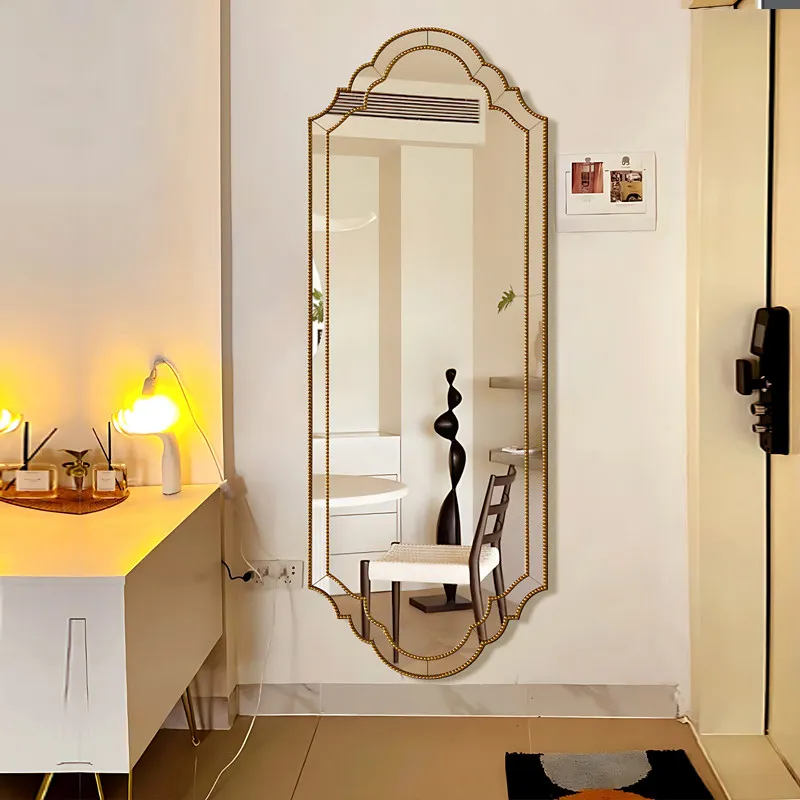 Modern Aesthetic Mirror Modern Living Room Makeup Girls Luxury Korean Style Mirror Funky Nordic Spiegel Wand Home Decorations
