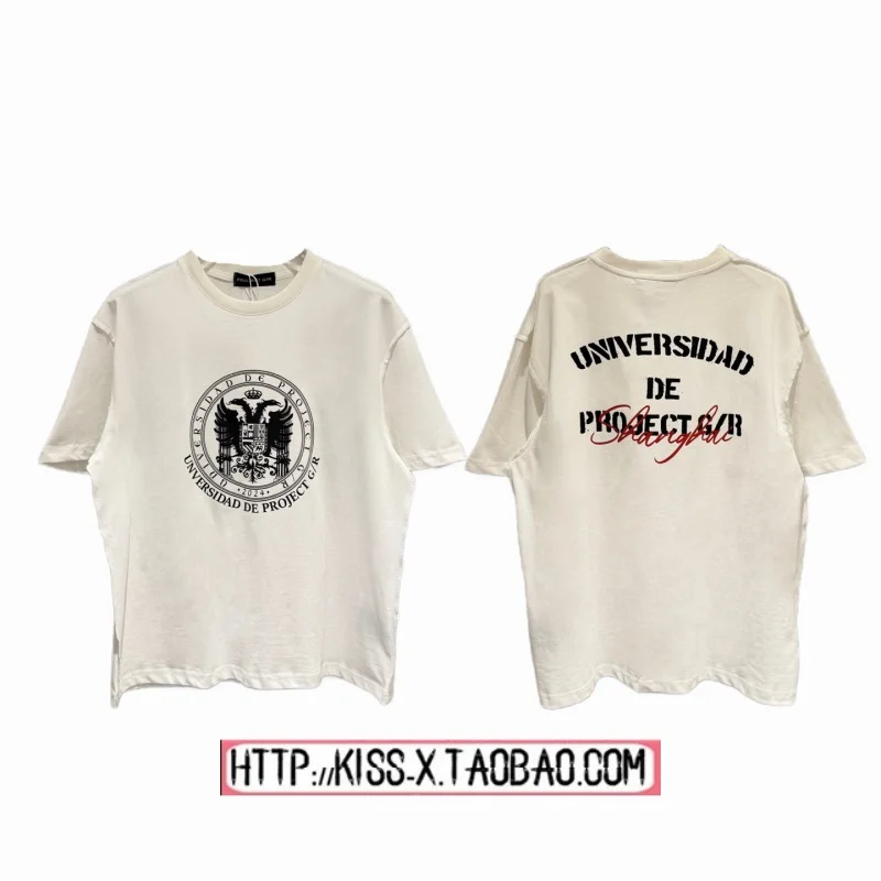 

Модная футболка Trendy anghai -Up Store с двойным принтом птиц, в стиле пэчворк, с коротким рукавом, приталенная, с круглым вырезом, из хлопка, весна 2026