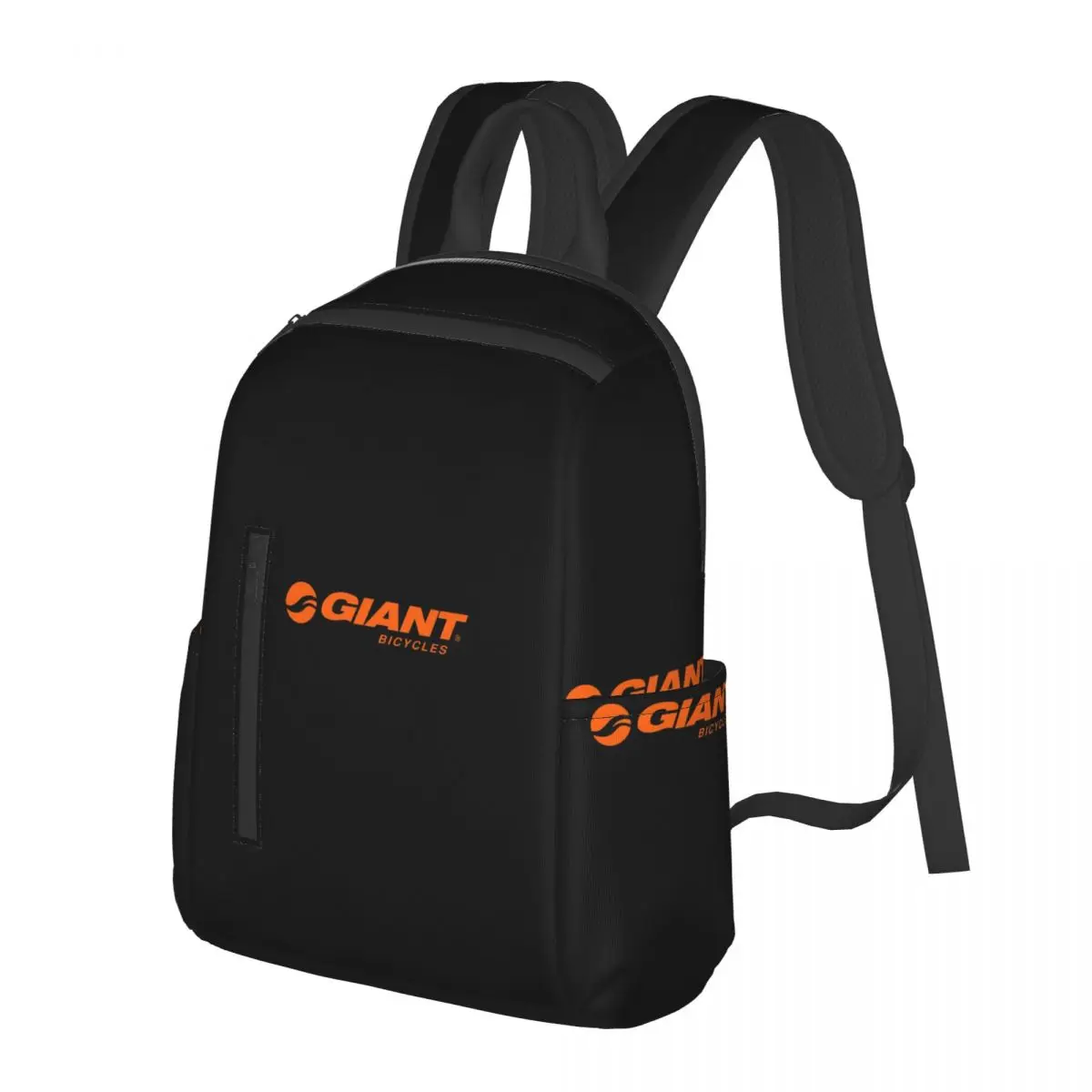 Giant Orange Bike Student Backpack School Bag Hiking Travel Daypack for Men Women Bookbag Shoulder Bags