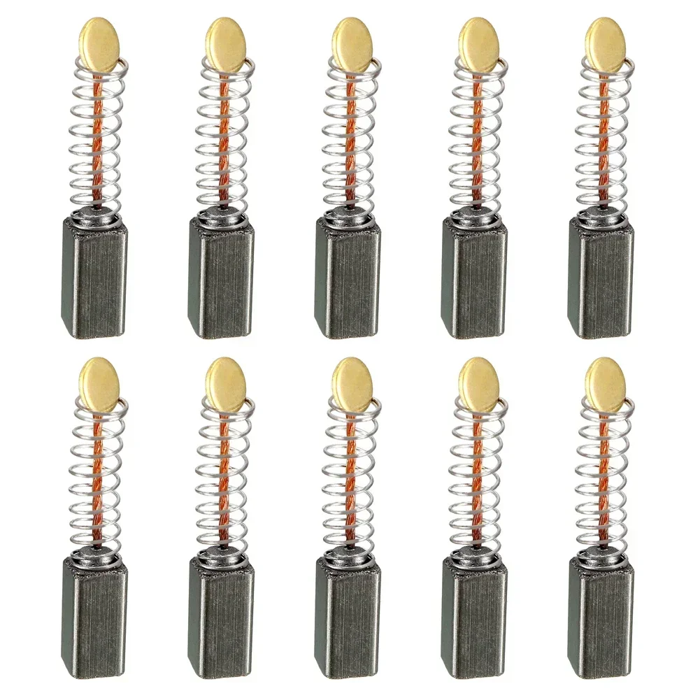 YTOM 10pcs 10x5x5mm Carbon Brushes For Electric Motor Graphite Brushes Replacement Part Power Tool Accessories