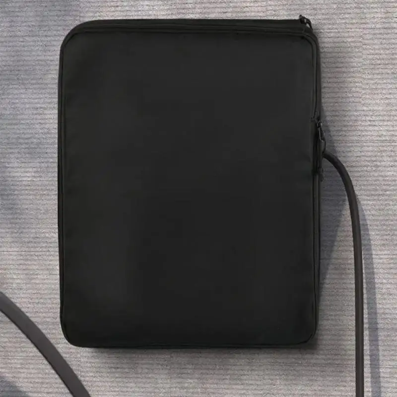 Outdoor Charging Station Cover 18 x 14 x 10 In, Black 420D Cloth Cover with Full Side Entry for Rain and Dust Near Wall