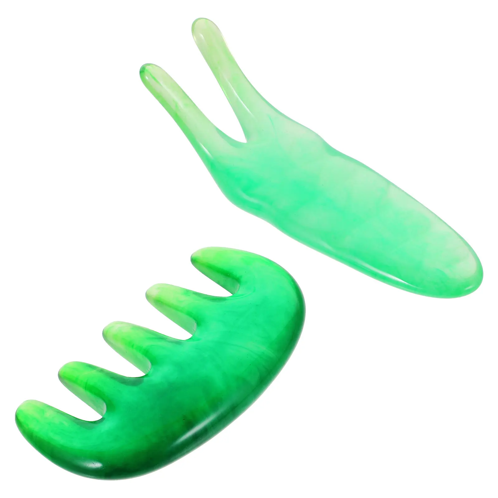 

Multifunctional Massage Comb Scraping Fork Scalp Massager Guasha Board Skincare Tool For Eye Skin Tension Relief Elasticity