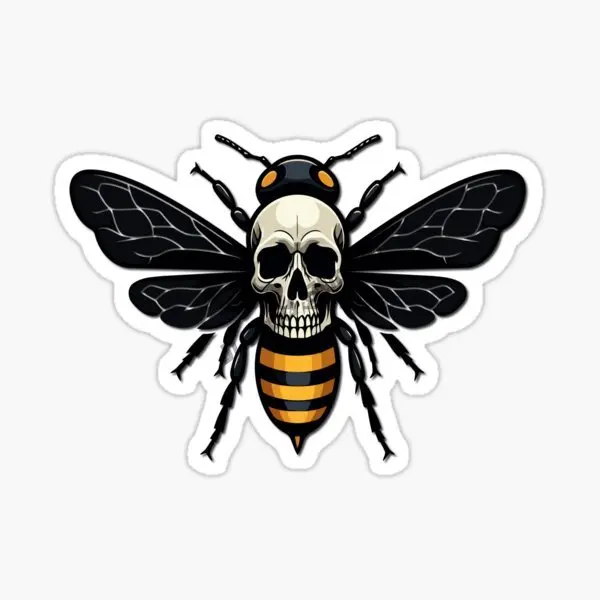 سامة سيارة التصميم الإبداعية تحذير خطر بولي كلوريد الفينيل مقاوم للماء جسم السيارة ملصق الفينيل مقاوم للماء ذاتية اللصق اكسسوارات السيارات #2