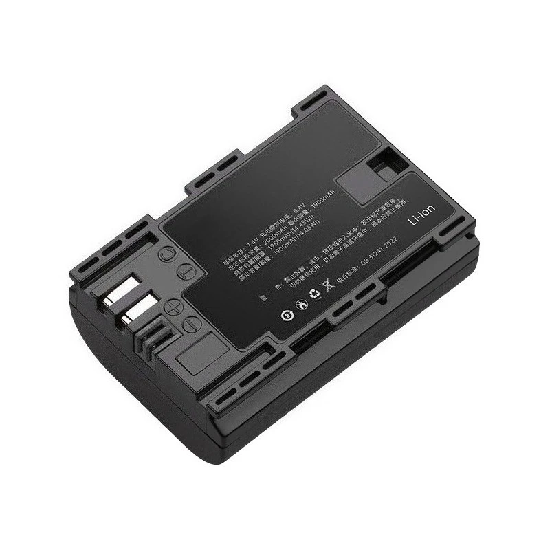 

High Capacity LP-E6 Lithium Ion Battery 2000mAh 7.2V Long Lasting Stable Output For Canon EOS R5 R6 5D4 6D 5D3 80D R7 Camera