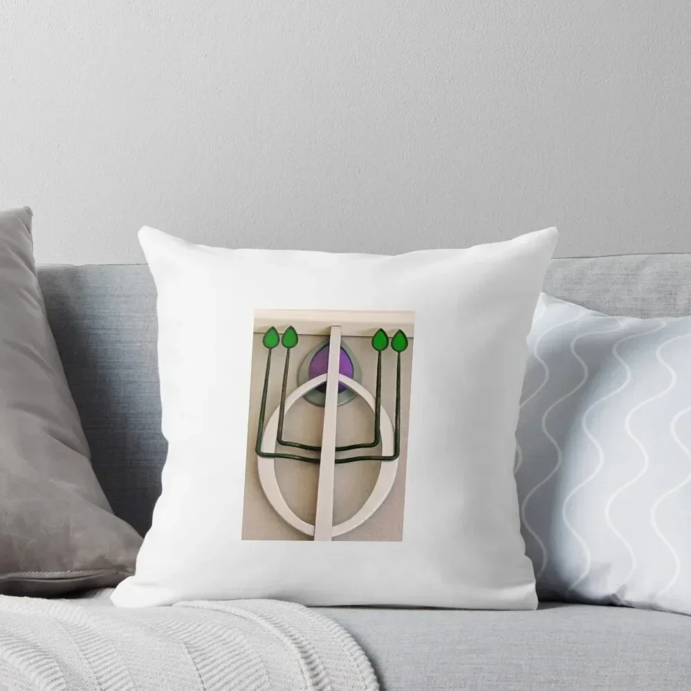 Cabinet Detail, Glasgow - Charles Rennie Mackintosh Throw Pillow Christmas Covers christmas ornaments 2025 Plaid Sofa pillow