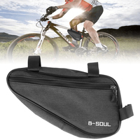 Waterproof Triangle Bike Bag Front Tube Frame Bag 1.5L Frame Holder Bike Bicycle Bag Mountain Bike Triangle Pouch