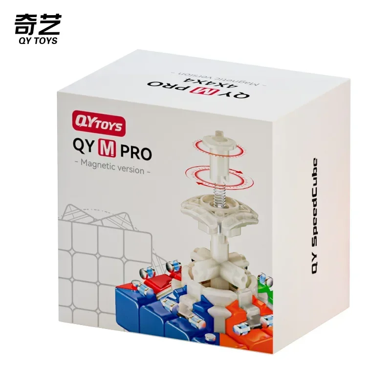 [ECube] QiYi M pro 4x4x4 مكعب السرعة المغناطيسي الاحترافي بدون ملصقات لعبة تعليمية سحرية لمحبي الألغاز