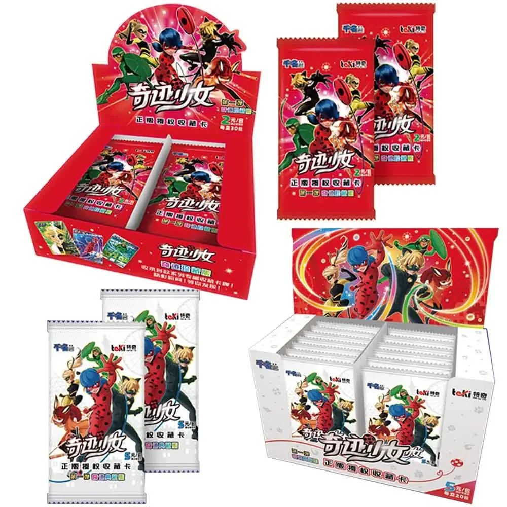 Miraculous Girl Cards Edition Commemorative Edition Ladybug Black Cat Roll Hero Card Starlight Hero Badge Collectible Card