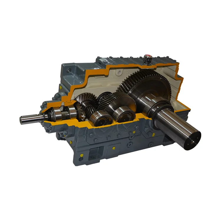 B3SV09 Three Stage Parallel Shaft Crane Mining Conveyor Bevel Helical Gear Hollow Shaft Industrial Gearbox