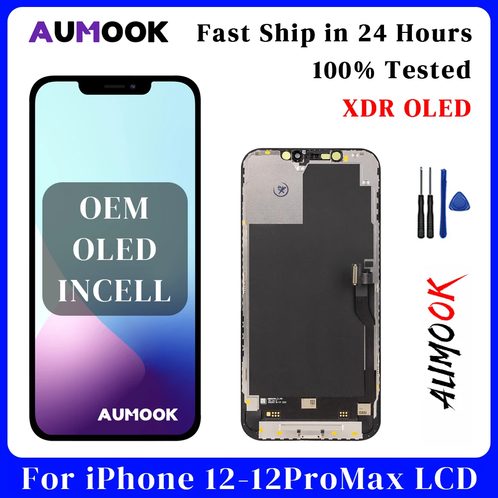 

OLED для iPhone 12, ЖК-дисплей для iPhone 12 Pro Max, дигитайзер сенсорного экрана 12 Pro Max, детали 12 Pro Max