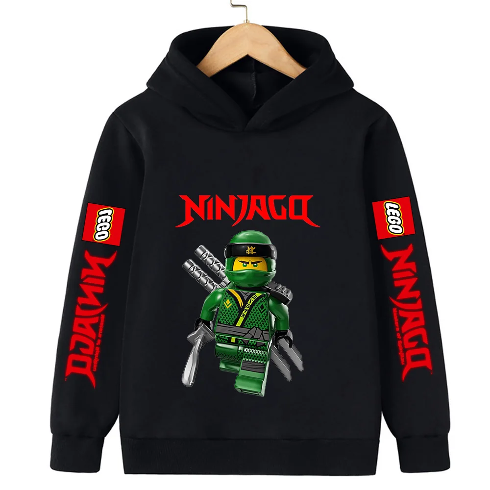 Classic Ninja Game Cartoon Children's Hoodie Printed High Quality Casual Hoodie Boys and Girls 3-13 Years Old Autumn/Winter Top