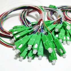 1/10/20 pz/lotto Splitter 1 x2 1 x4 1 x8 1 x16 1 x32 PLC SC/APC fibra ottica Single Mode 0.9mm G657A1 LSZH 1m colore PVC