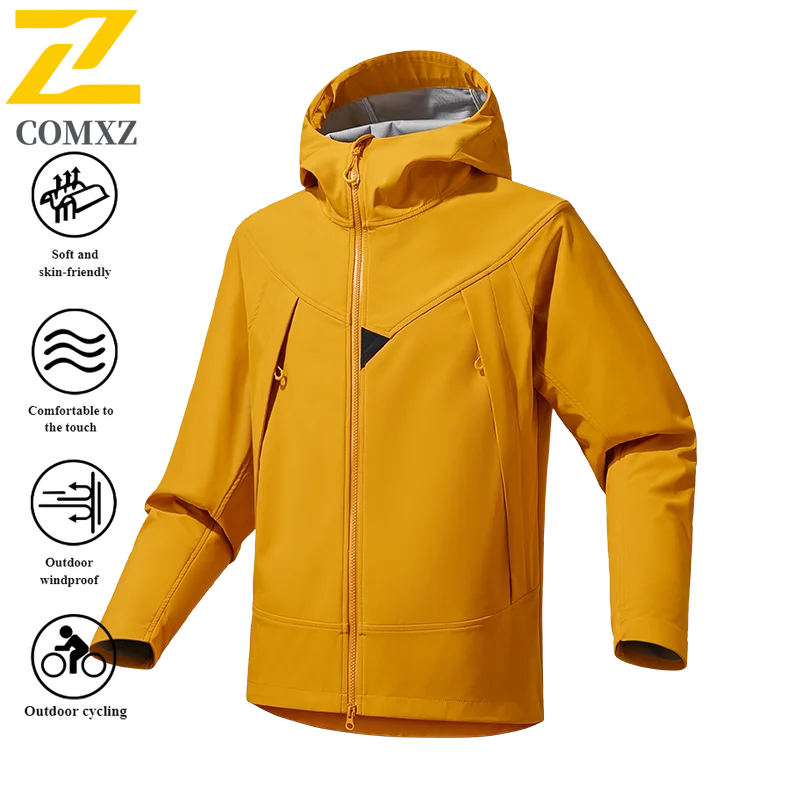 سترة EiAO للزوجين سوفتشيل مطورة ضد الرياح ومقاومة للماء معطف حراري خارجي للتنزه والتخييم والصيد لجميع المواسم 2025 #3