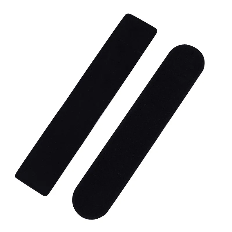 10PCS Flannelette Crystal Pen Bag Flocking Pen Bag Square Rounded Corner Pen Bag