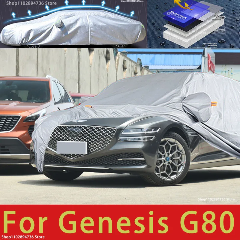 

Защитный чехол для автомобиля Genesis G80, защита от солнца, защита от охлаждения, автомобильная одежда, защита краски автомобиля