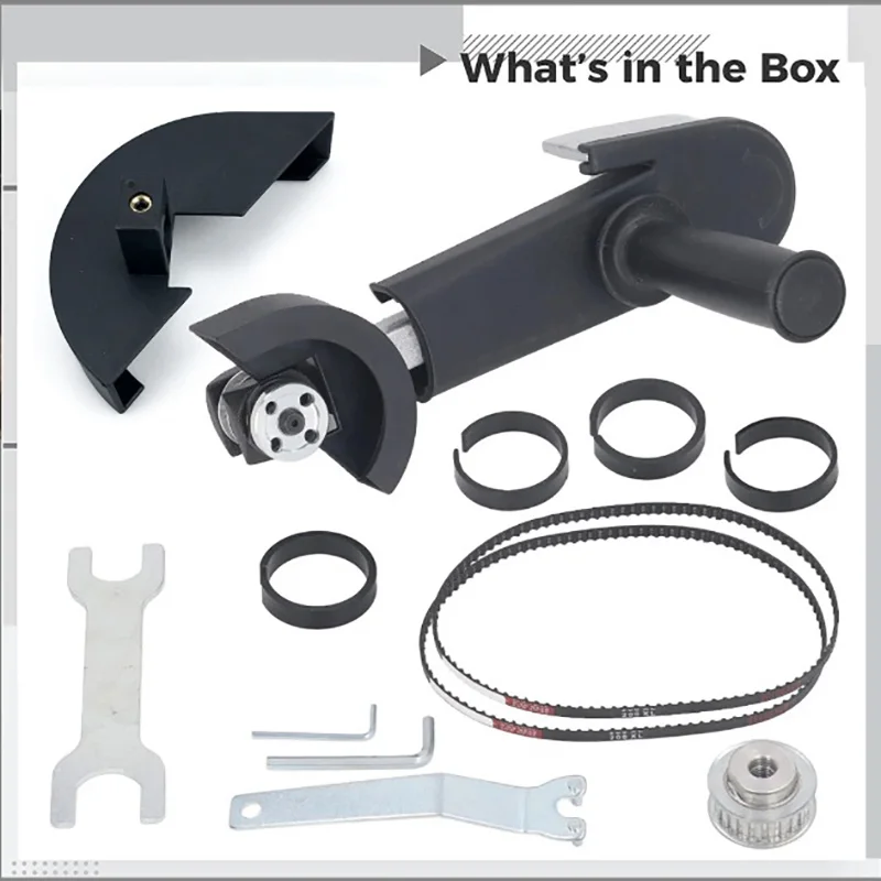 

Портативная насадка для угловой шлифовальной машины из прочного АБС-пластика и легированной стали, простая в использовании, универсальный инструмент для резьбы