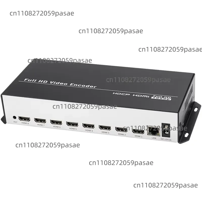 8 in 1 H.265 H.264 HDMI to IP Video Encoder 8 Channel Live Encoder high definition encoder H265