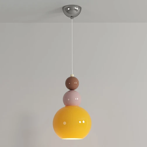 

Warm New Fashion High-end Cream Style Children's Room Hanging Line Lamp Bedroom Bedside Chandelier