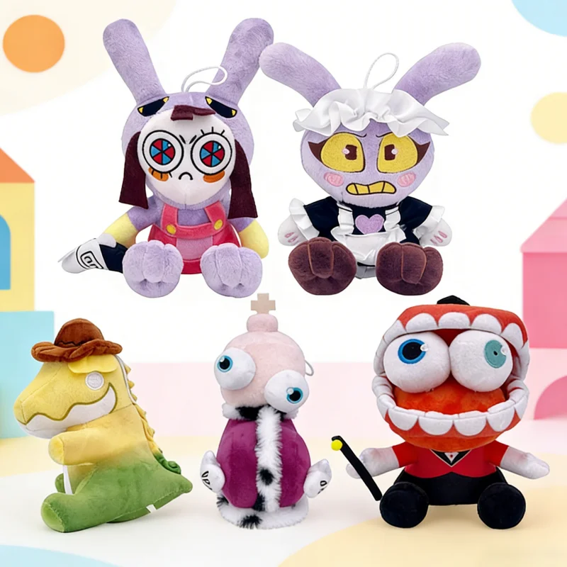 CIRCUS Cartoon Rabbit Plush Toy 23-25cm Cute Maid Stuffed Animal Doll Soft Plushie Anime Peripherals For Kids Birthday Gift