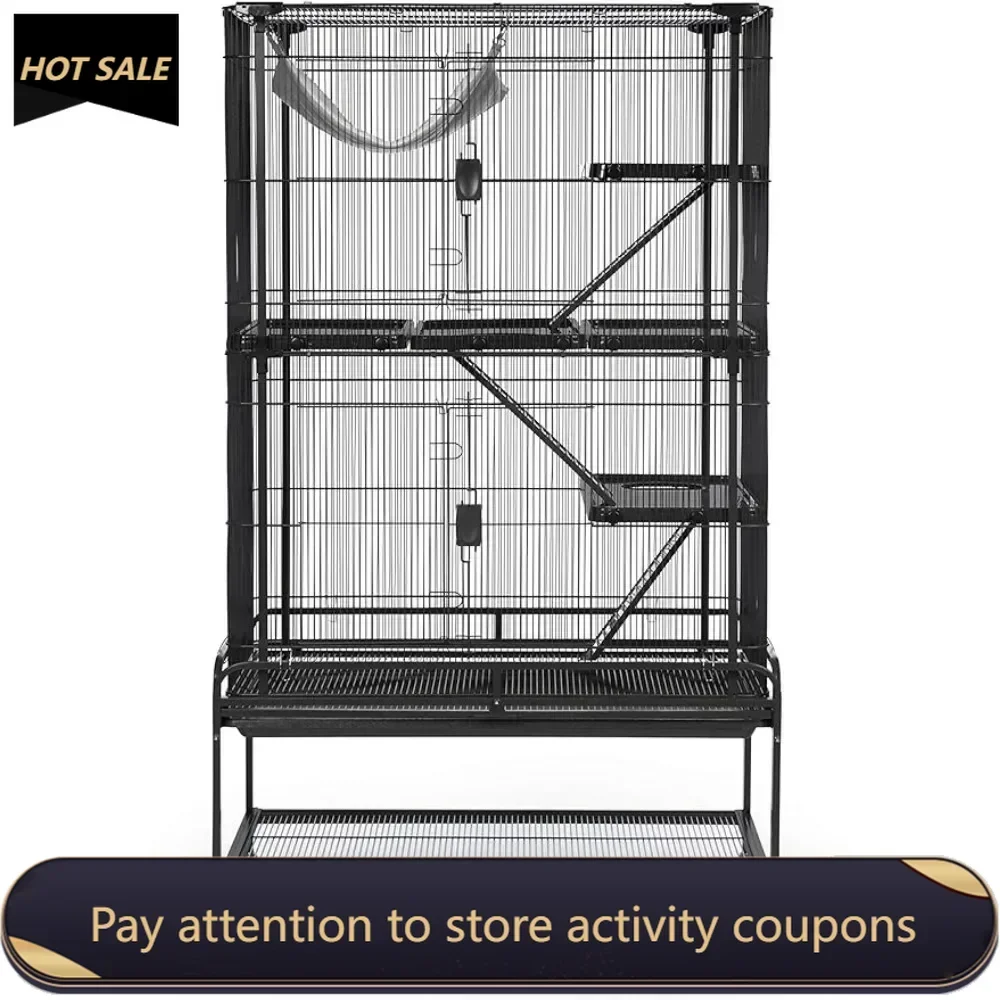 

Deluxe Critter Cage 484B for Parrot Accessories for Cages Black Love Bird Toys Cages|-f-| Houses and Fences Hummingbird Budgie