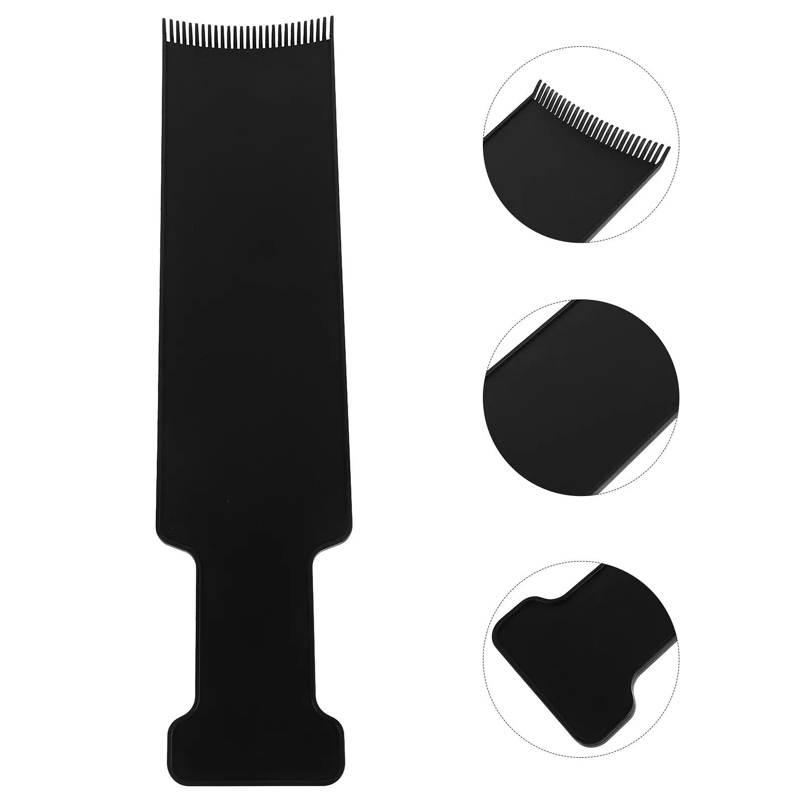 2Pcs Ergonomic Hair Dyeing Tools Set Hair Color Board Highlight Comb for Professional Coloring Perming Oil Application Foil