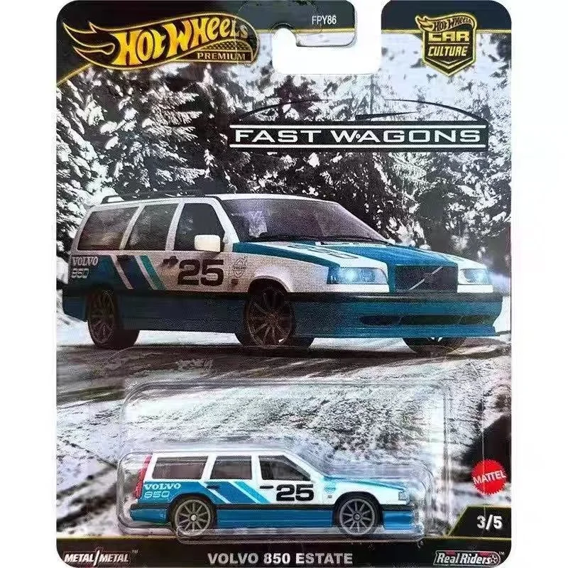 

Hot Wheel Car Culture Tile Jar Set Audi RS Volvo Mercedes Benz Subaru Alloy Car Model Collection Birthday Christmas Gifts