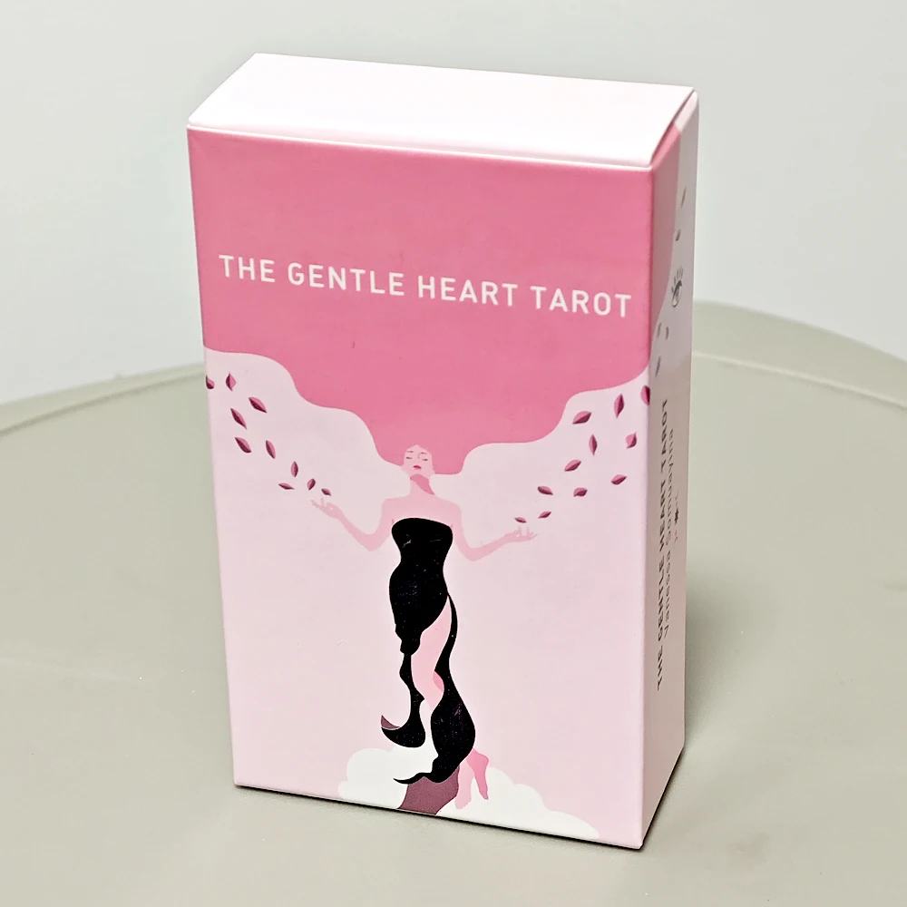 

Gentle Heart Tarot 78 Pcs Pink Cards Bring To The Surface The Truths That You Subconsciously Are Already Aware of 10.3*6cm