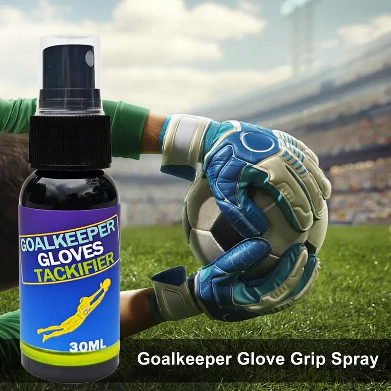 Portable Basketball Grip Spray 30ml Goalkeeper Gloves Football Sticky Spray Maximize Grip Basketball Spray Sweat-Resistant Sport