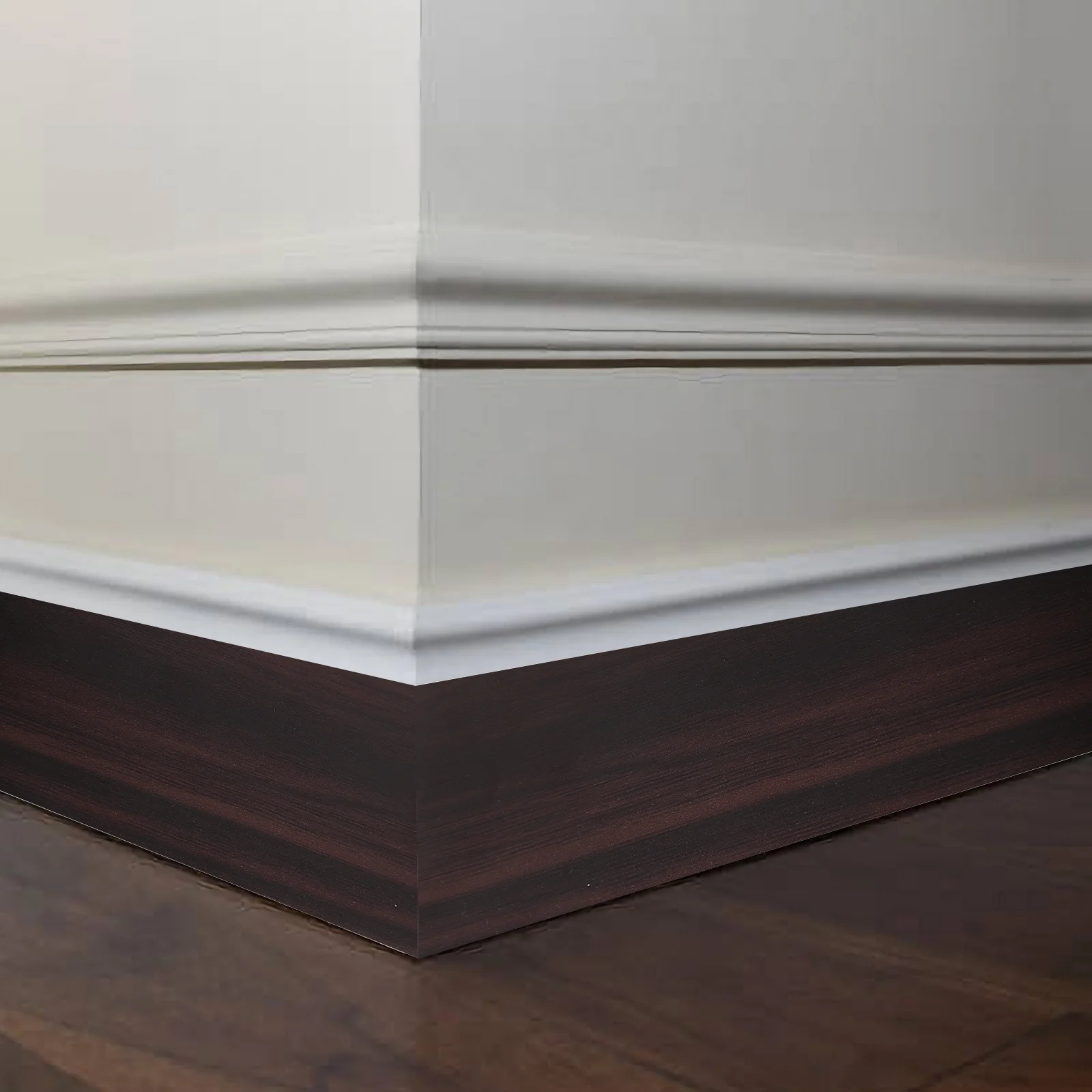 Skirting Board Self-adhesive Baseboard Decoration Pvc Kickboard Decals Peel and