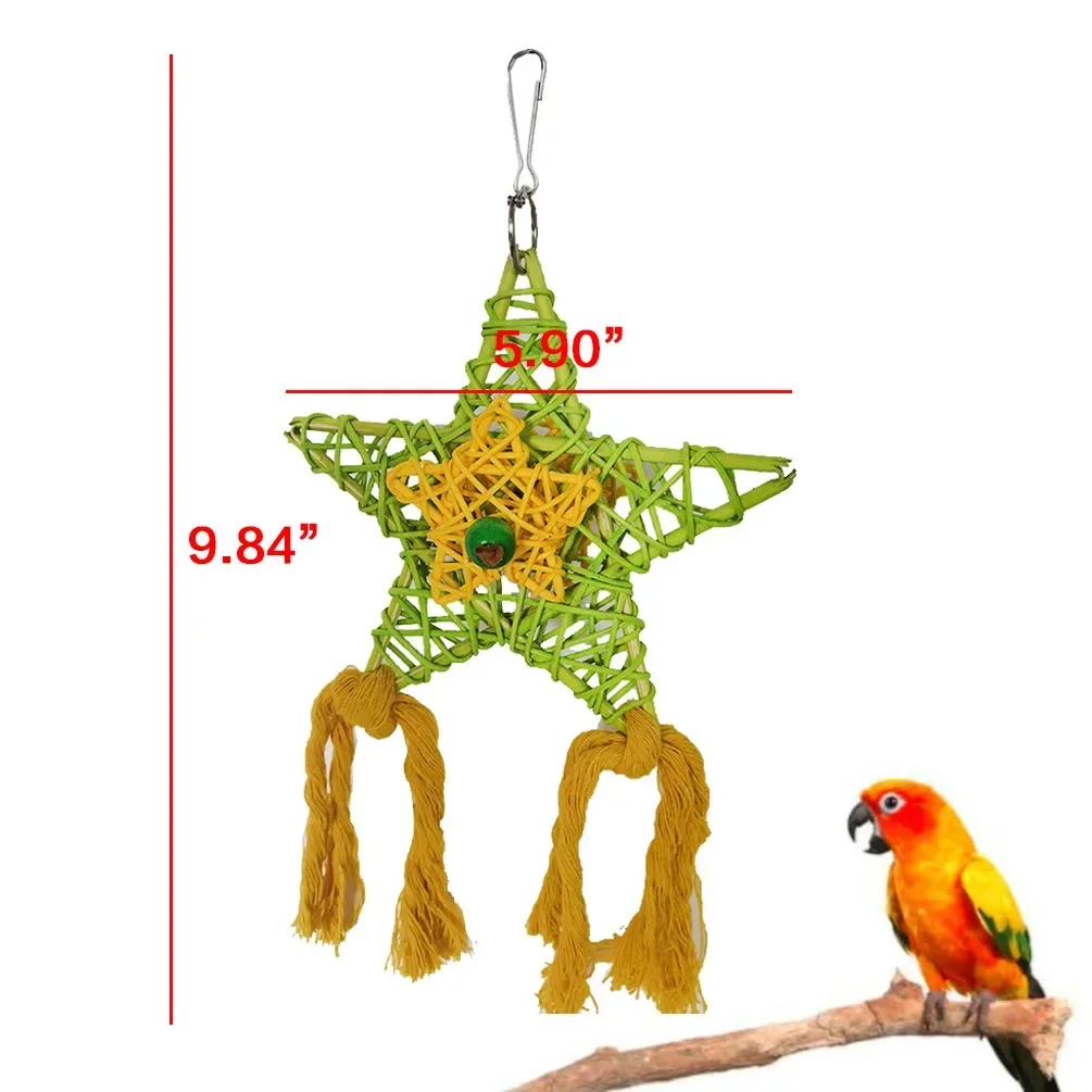3-piece Amazon Cross Border Combination Parrot Toy Bird Supplies Parrot Bite Toy Bird Toy