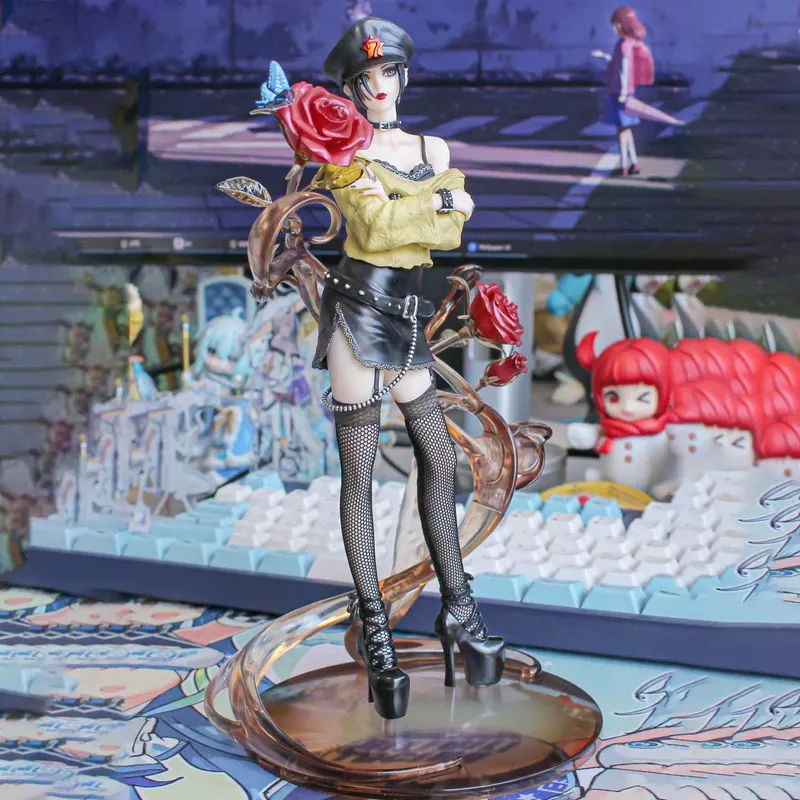Nana em estoque figura modelo clássico anime lado leste osaki komatsu estatueta de anime em miniatura coleção ornamento de mesa presentes