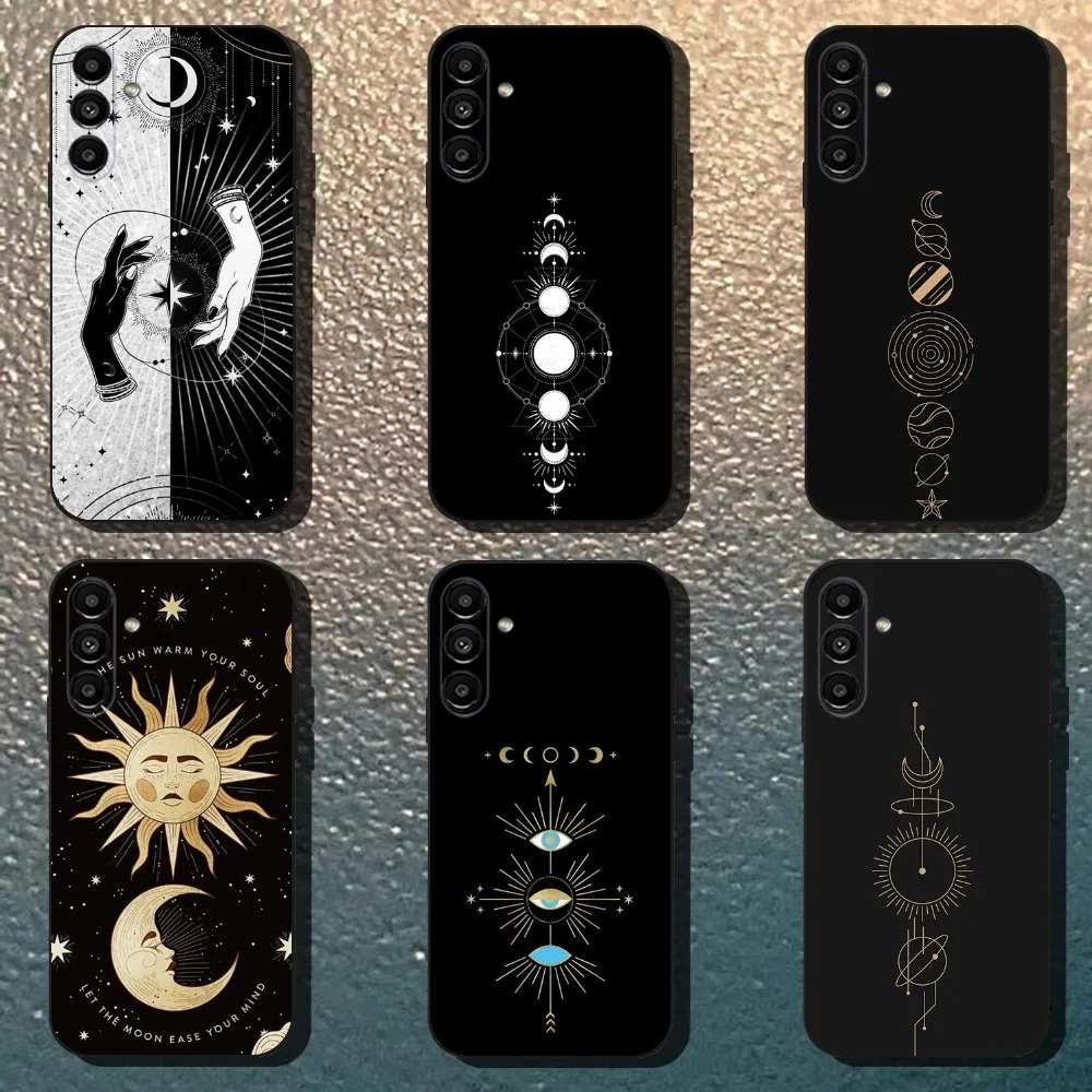 

Witches Moon Tarot Mystery Phone Case For Samsung Galaxy A13,A21s,A22,A31,A32,A52,A53,A71,A80,Soft Black Shell