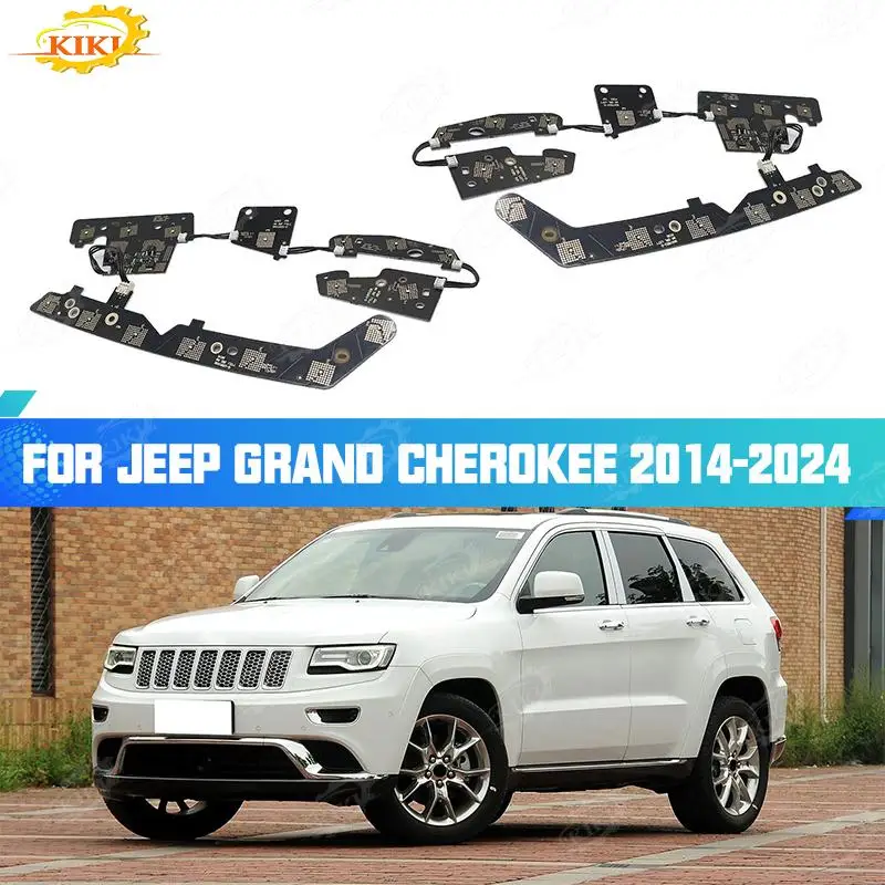 

Печатная плата балласта чипа для Jeep Grand Cherokee 2014-2024, белая направляющая полоса фар DRL, печатная плата, модуль DRL